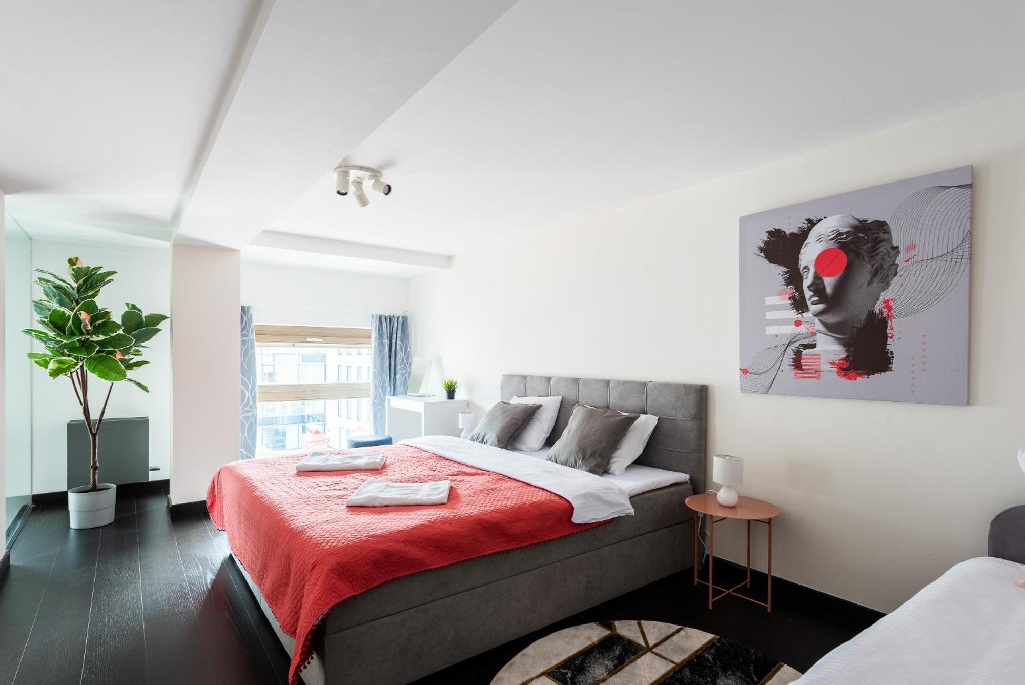 With Large Balcony, Parking Apartment *